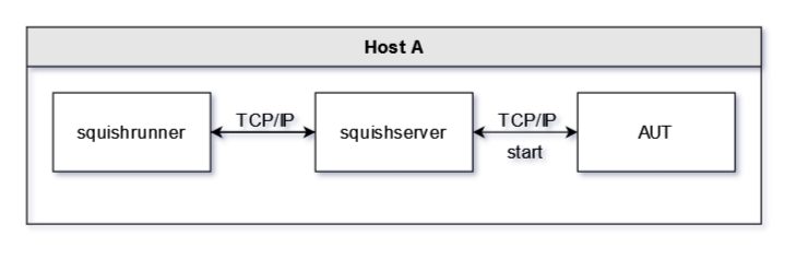 Figure 1 - using local squishserver to start a local AUT